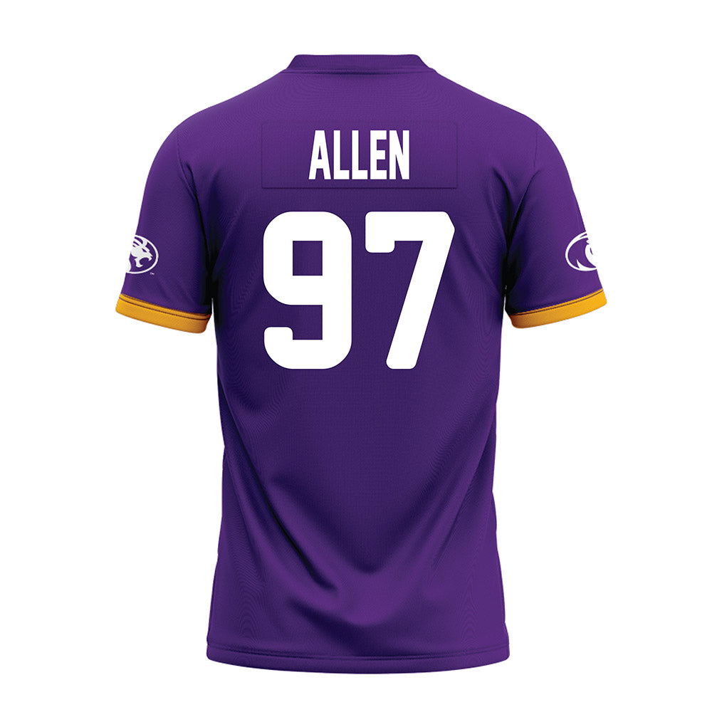 North Alabama - NCAA Football : Trace Allen - Purple Premium Football Jersey-1