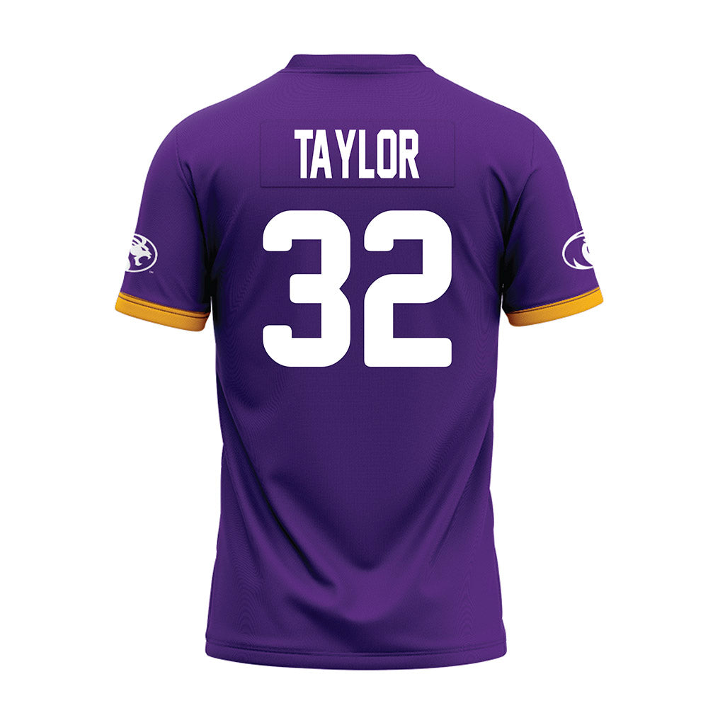 North Alabama - NCAA Football : Roderick Taylor - Purple Premium Football Jersey-1
