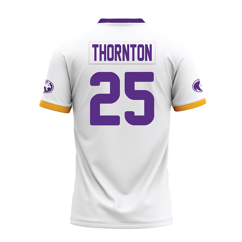 North Alabama - NCAA Football : Logan Thornton - White Premium Football Jersey-1