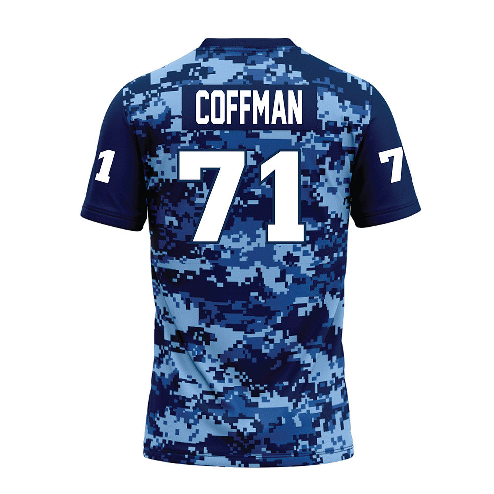 UTC - NCAA Football : Connor Coffman - Navy Premium Football Jersey-1