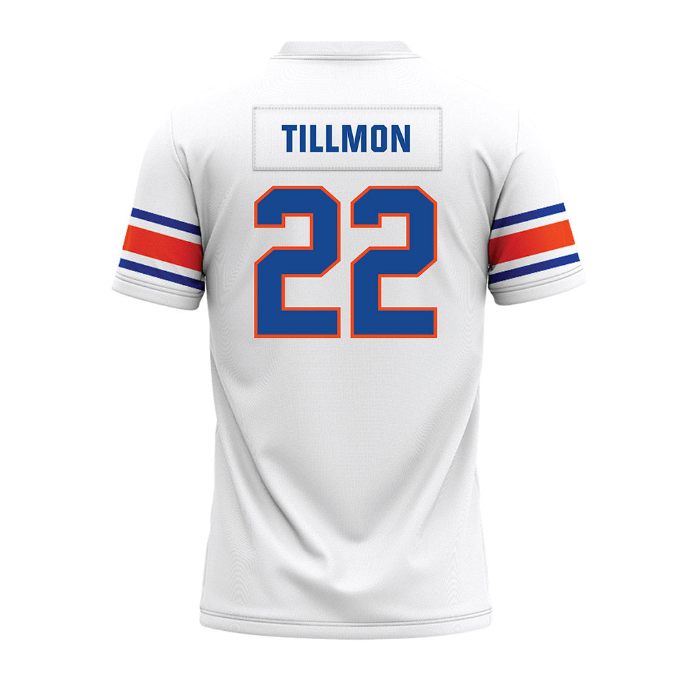 Boise State - NCAA Football : Roman Tillmon - White Premium Football Jersey-1