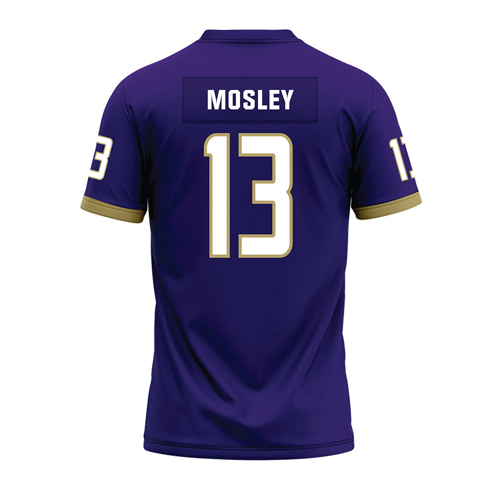 JMU - NCAA Football : KD Mosley - Purple Premium Football Jersey-1