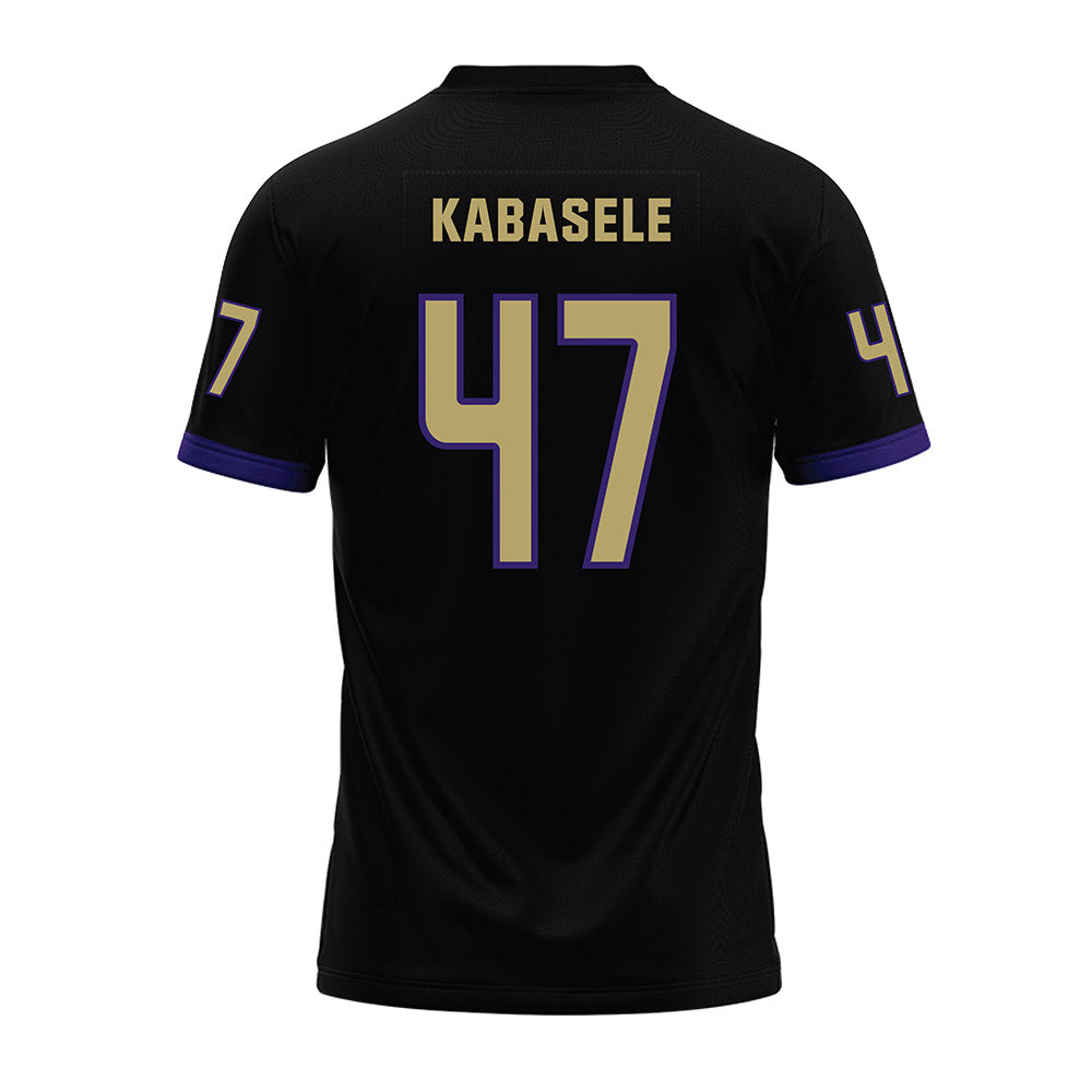 JMU - NCAA Football : Kevin Kabasele - Black Premium Football Jersey-1