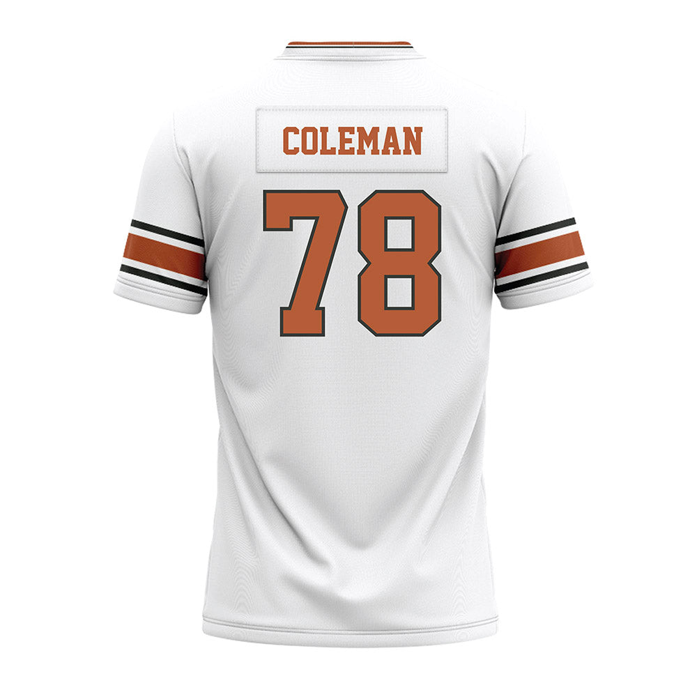 Texas - NCAA Football : Jordan Coleman - Premium Football Jersey-1