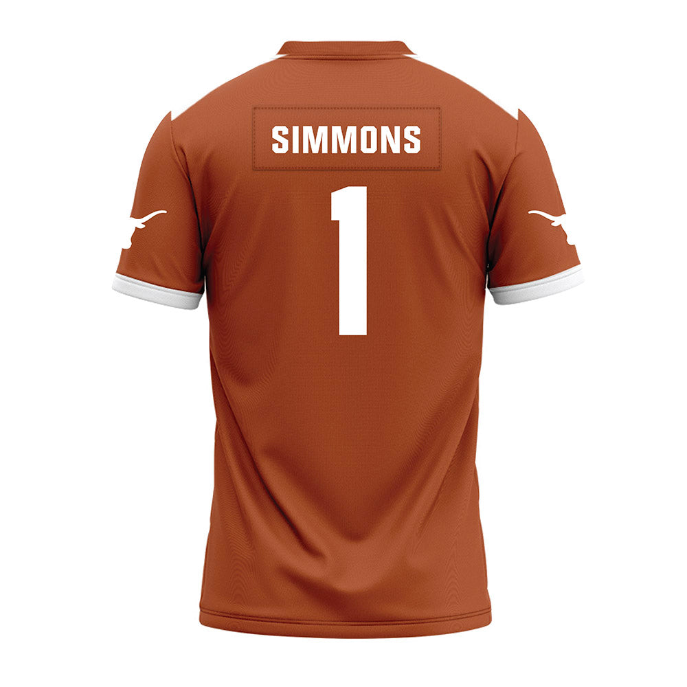 Texas - NCAA Football : Colin Simmons - Premium Football Jersey-1