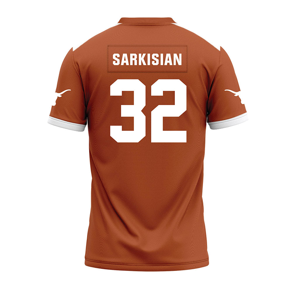 Texas - NCAA Football : Brady Sarkisian - Premium Football Jersey-1