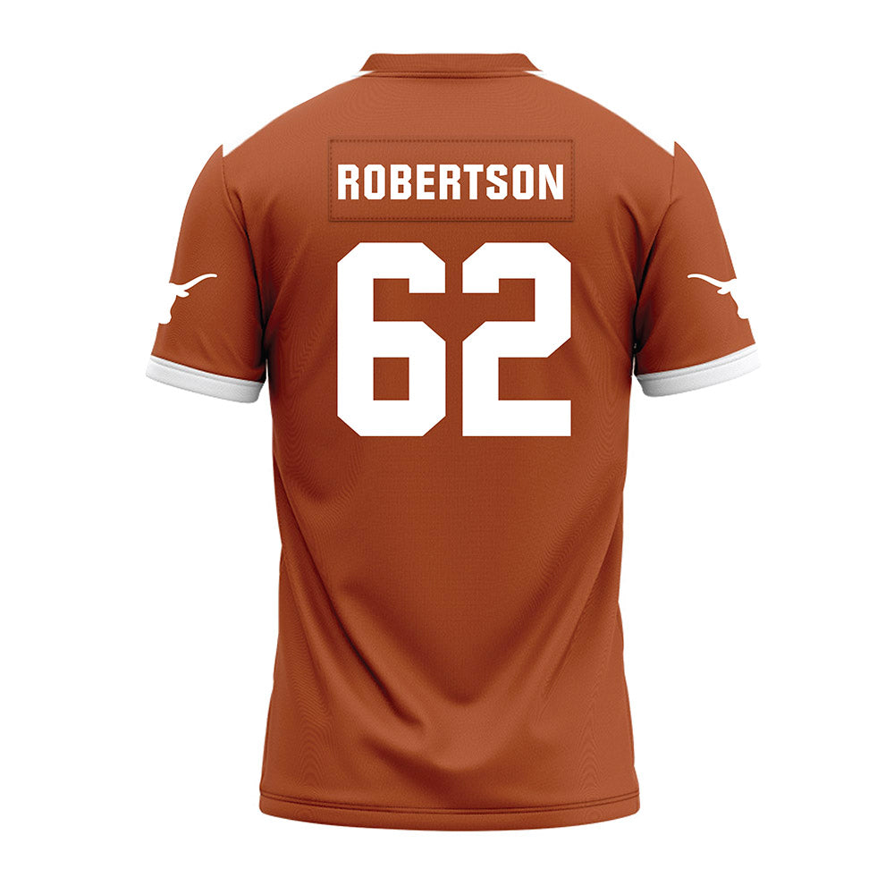 Texas - NCAA Football : Connor Robertson - Premium Football Jersey-1