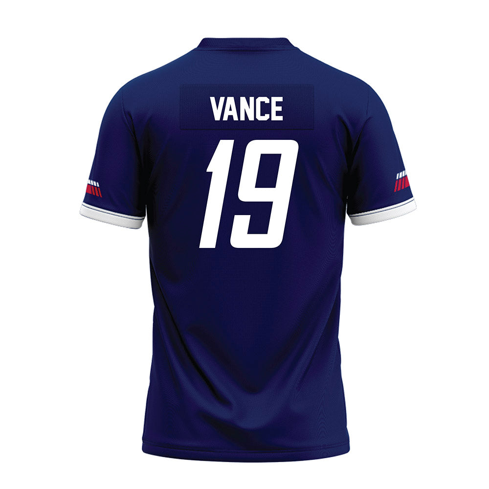 South Alabama - NCAA Football : Deuce Vance - Blue Premium Football Jersey-1