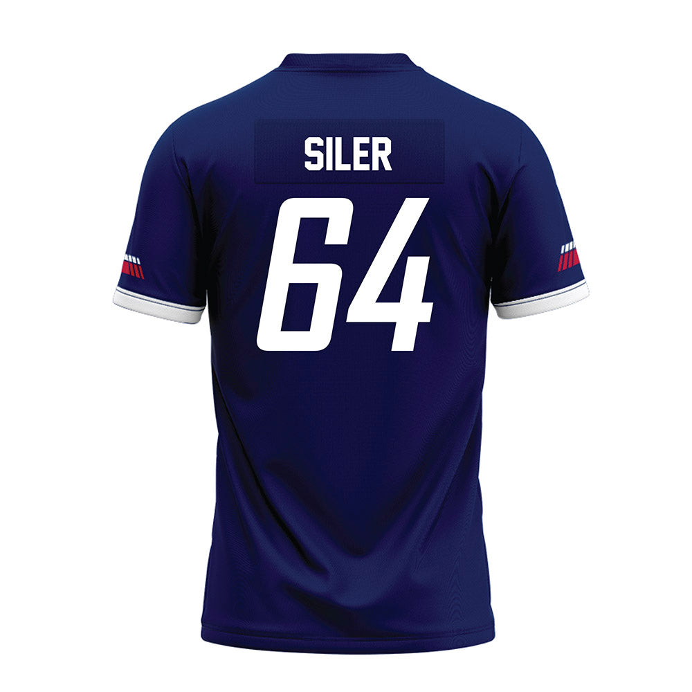 South Alabama - NCAA Football : Jamal Siler - Blue Premium Football Jersey-1