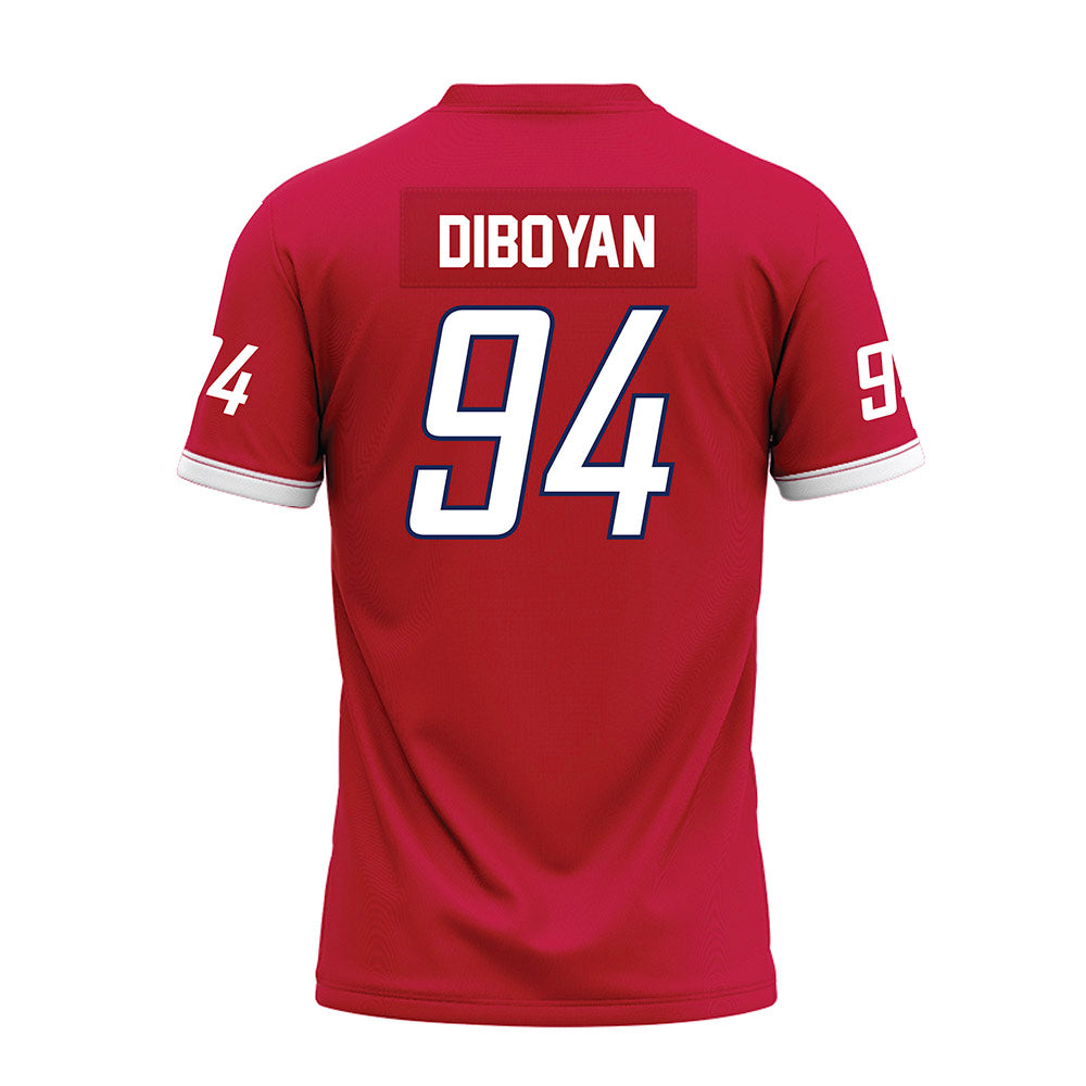 South Alabama - NCAA Football : Hamilton DiBoyan - Red Premium Football Jersey-1