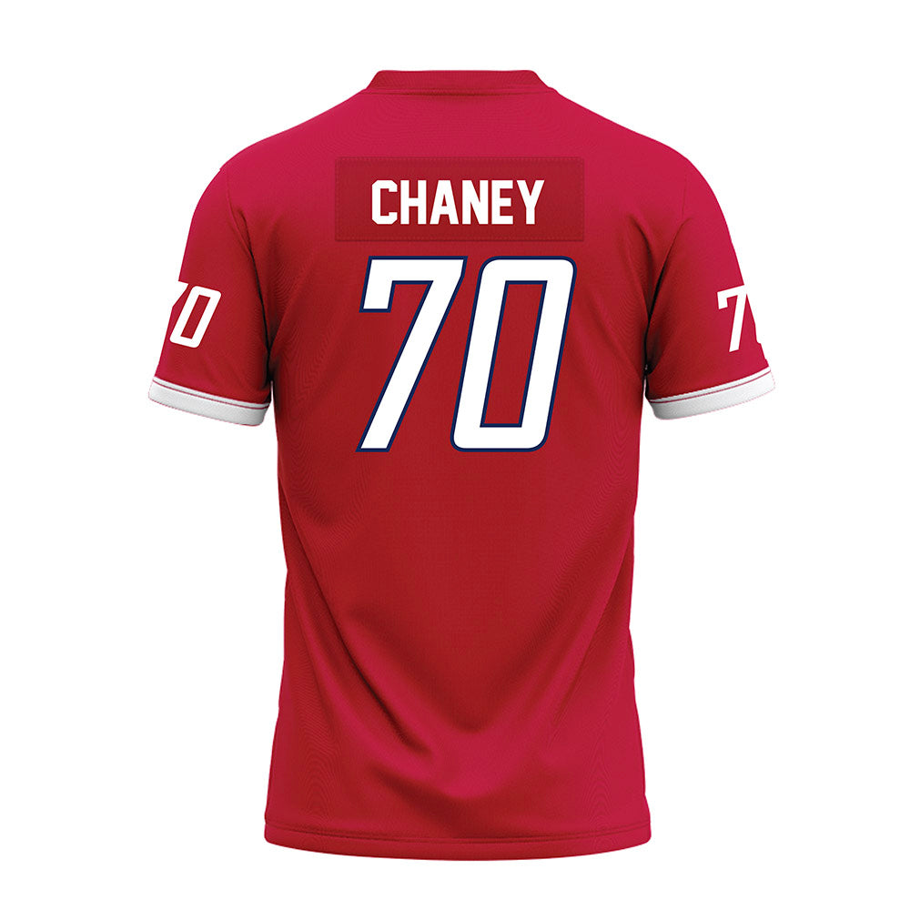 South Alabama - NCAA Football : Elliott Chaney - Red Premium Football Jersey-1