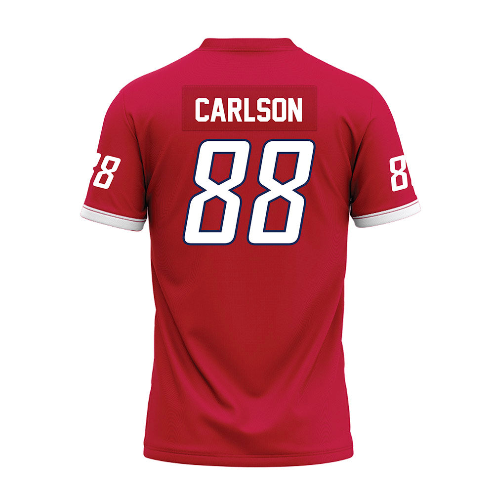 South Alabama - NCAA Football : Owen Carlson - Red Premium Football Jersey-1