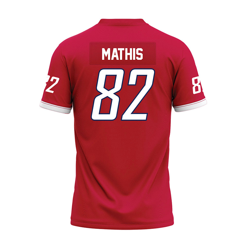 South Alabama - NCAA Football : Julius Mathis - Red Premium Football Jersey-1