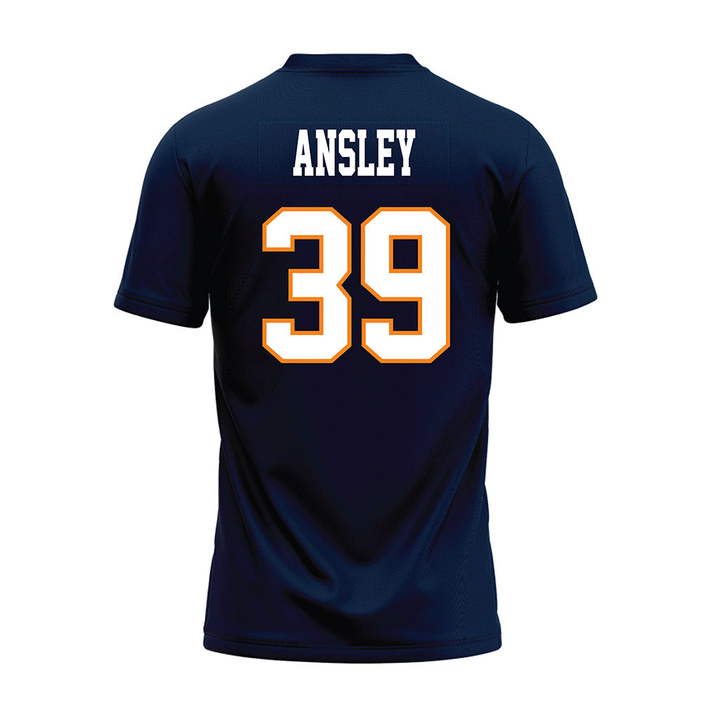 UT Martin - NCAA Football : Thomas Ansley - Blue Premium Football Jersey-1