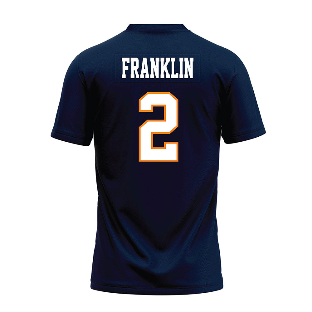 UT Martin - NCAA Football : Chris Franklin - Blue Premium Football Jersey-1