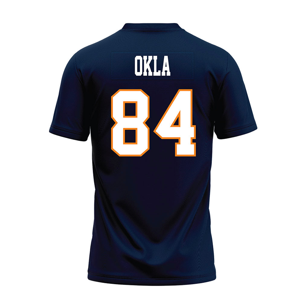 UT Martin - NCAA Football : Landon Okla - Blue Premium Football Jersey-1