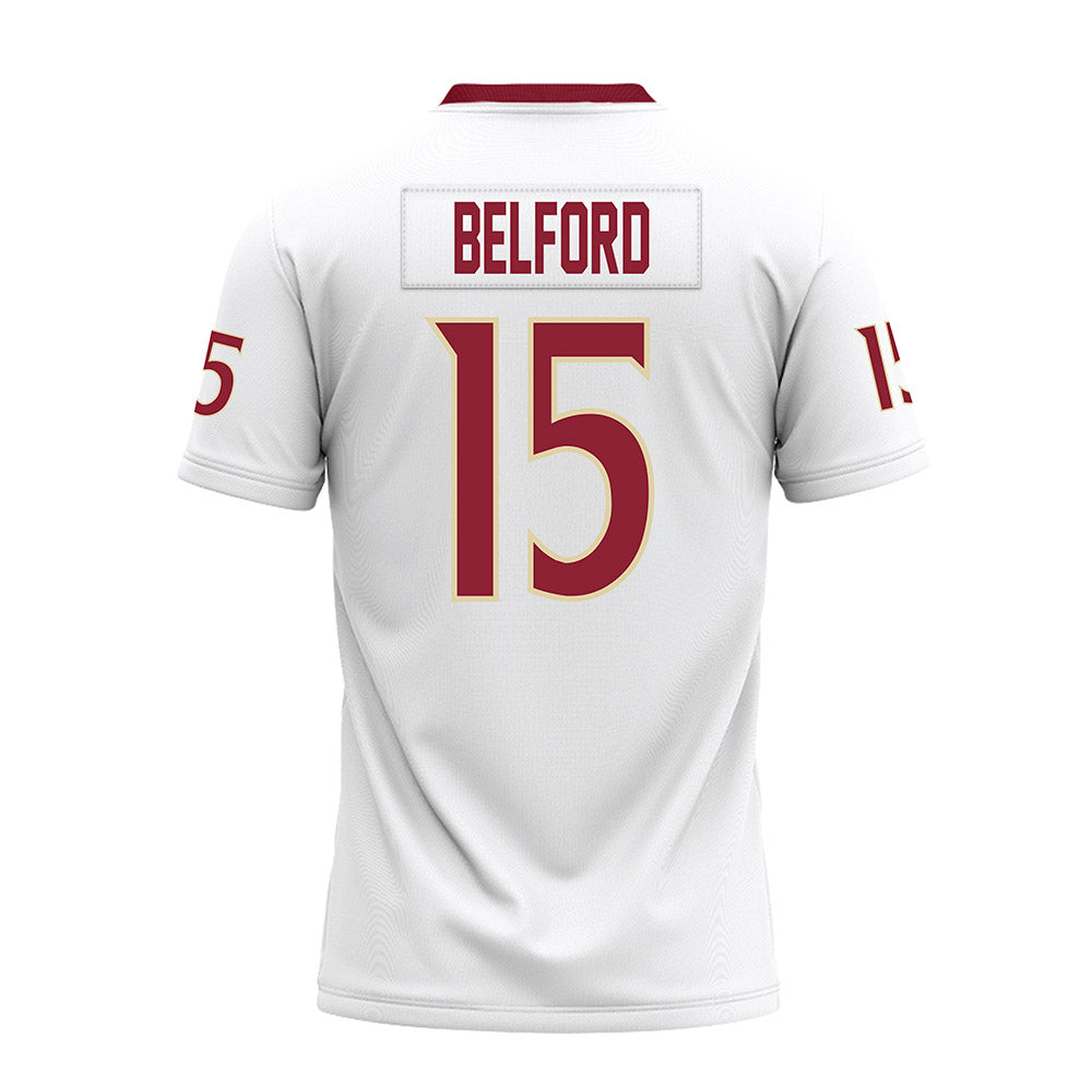 Elon - NCAA Football : Storm Belford - Premium Football Jersey-1
