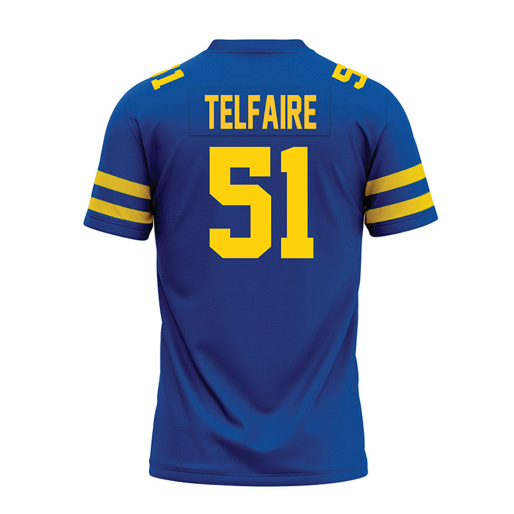 Delaware - NCAA Football : Chandler Telfaire - Premium Football Jersey-1