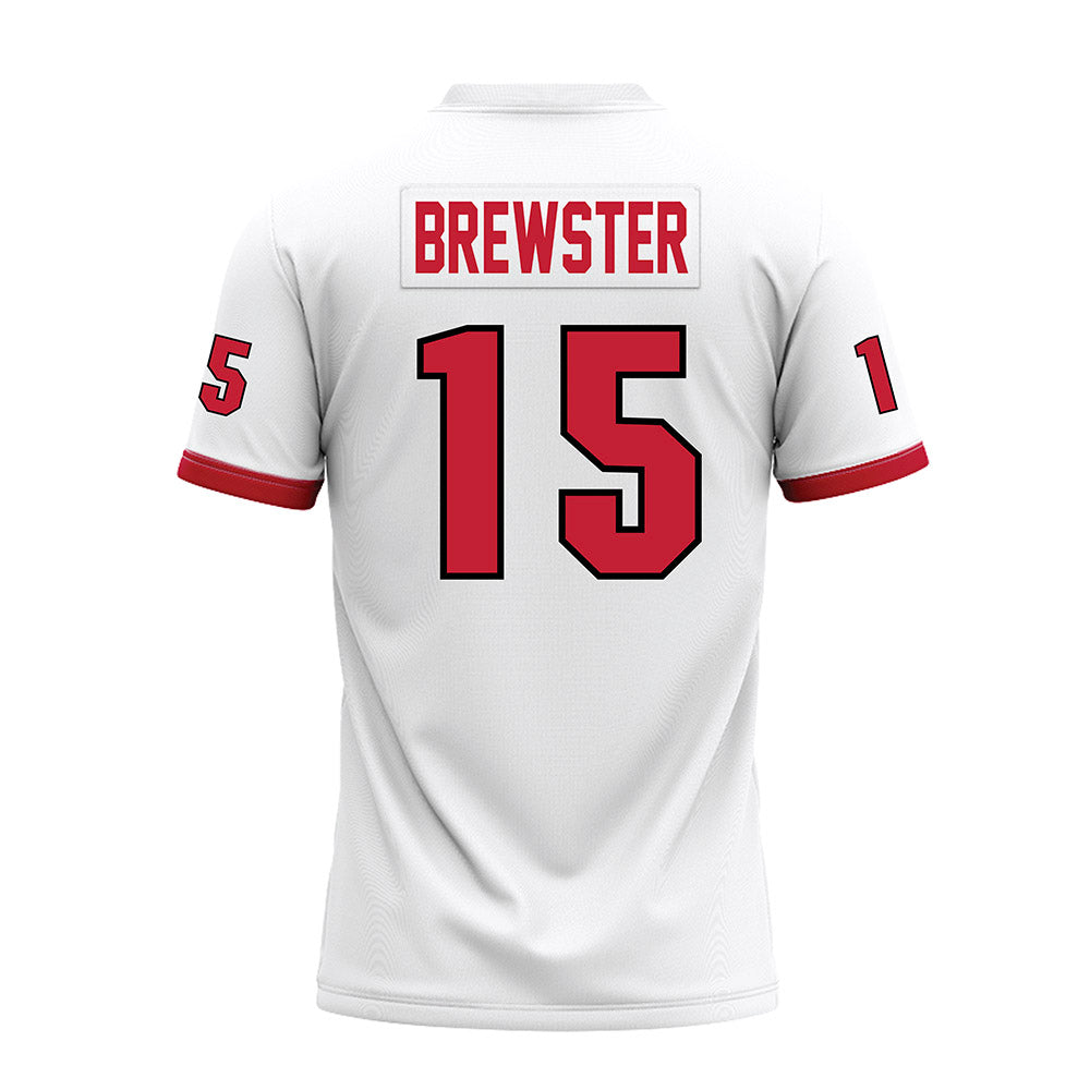 Miami of Ohio - NCAA Football : Harrison Brewster - 2023 White Premium Football Jersey-1