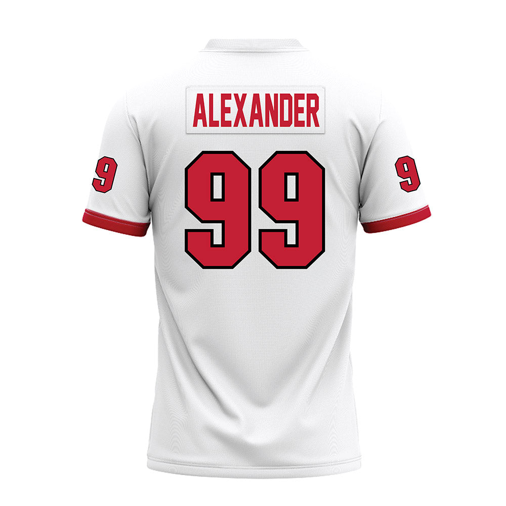 Miami of Ohio - NCAA Football : Oyeka Alexander - 2023 White Premium Football Jersey-1