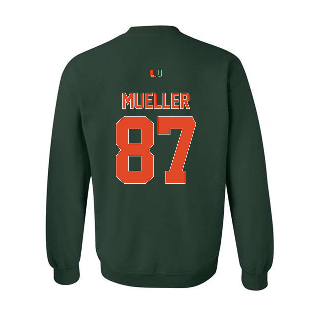 Miami - NCAA Football : Gavin Mueller - Classic Shersey Crewneck Sweatshirt-1