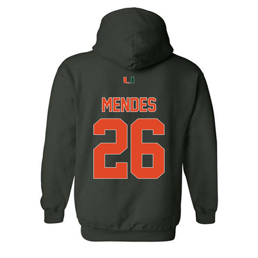 Miami - NCAA Women's Basketball : Dayana Mendes - Classic Shersey Hooded Sweatshirt-1