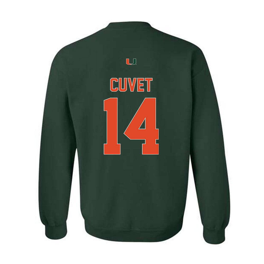 Miami - NCAA Baseball : Daniel Cuvet - Classic Shersey Crewneck Sweatshirt-1