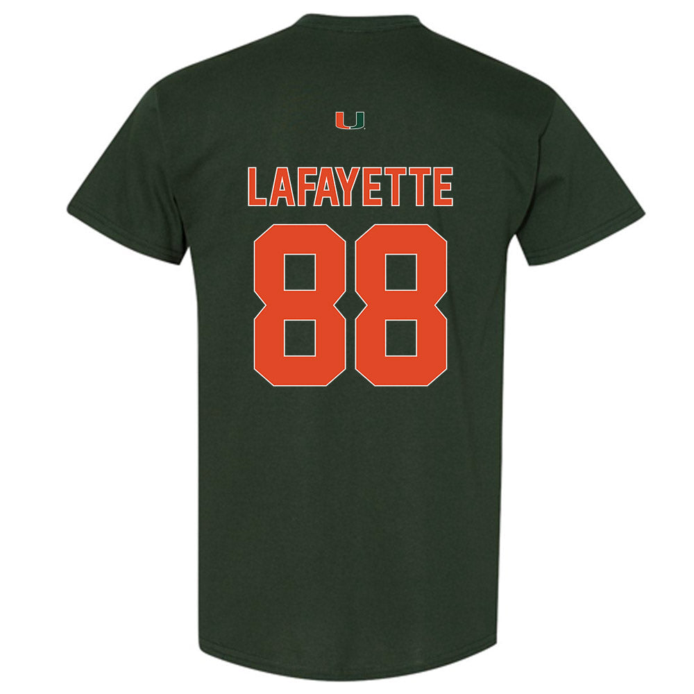 Miami - NCAA Football : DeAnthony Lafayette - Classic Shersey T-Shirt-1
