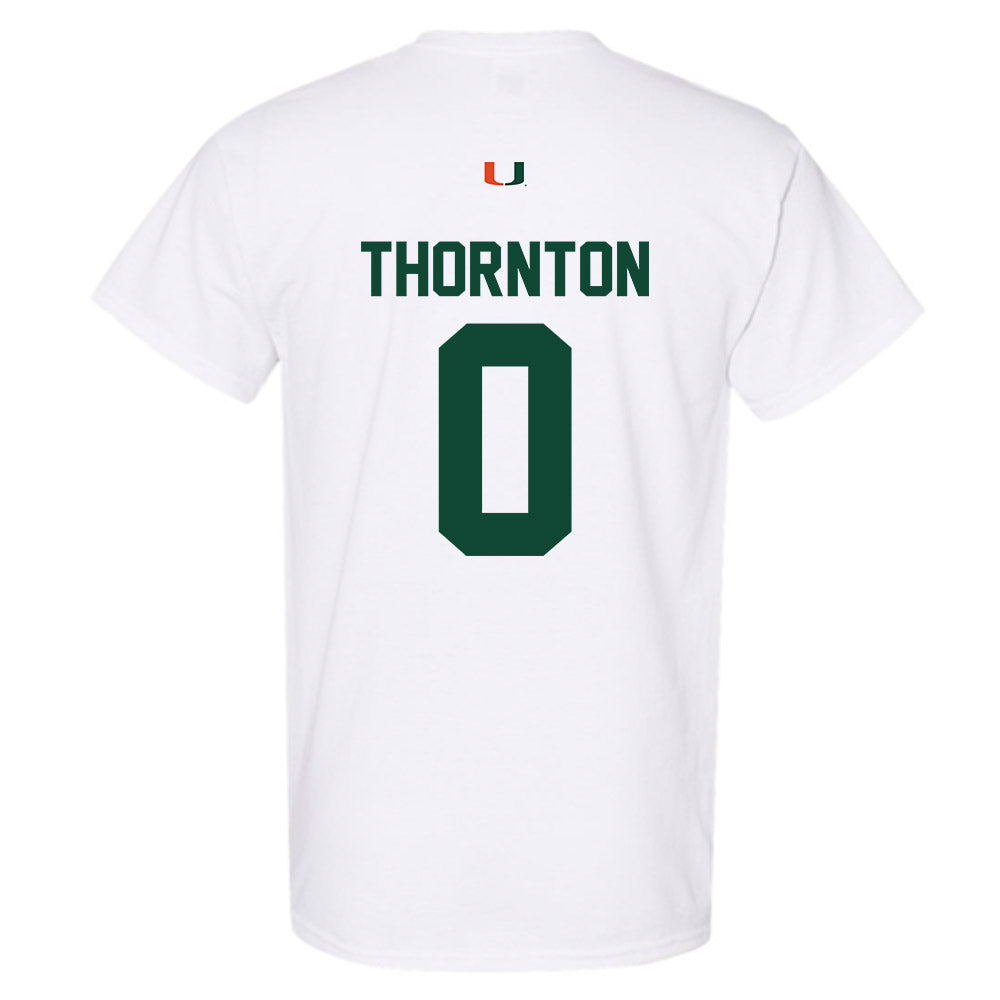 Miami - NCAA Football : Omar Thornton - Classic Shersey T-Shirt-1