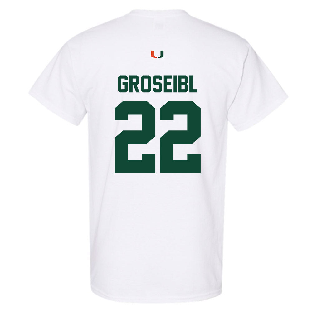 Miami - NCAA Women's Soccer : Sara Groseibl - Classic Shersey T-Shirt-1