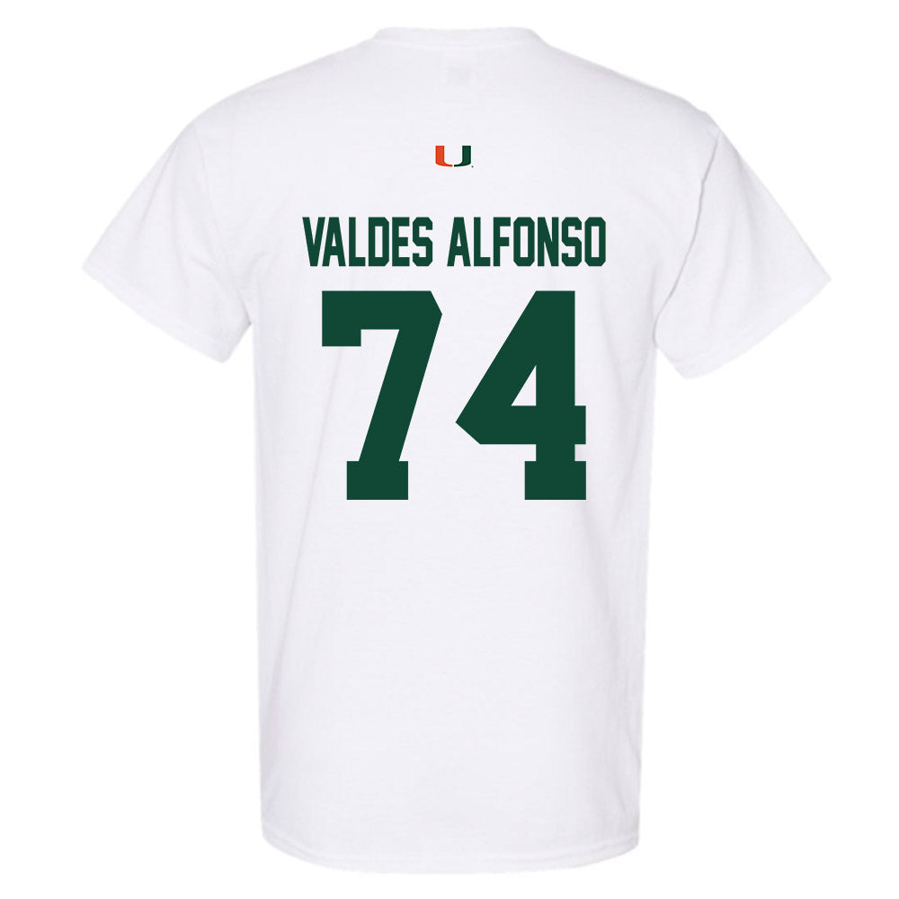 Miami - NCAA Football : Yerovi Valdes Alfonso - Classic Shersey T-Shirt-1