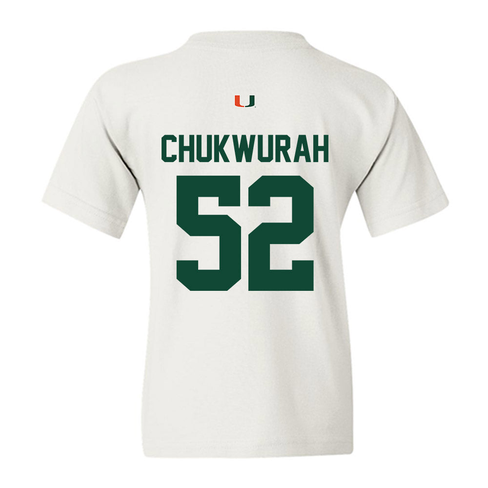 Miami - NCAA Football : Isaac Chukwurah - Classic Shersey Youth T-Shirt-1