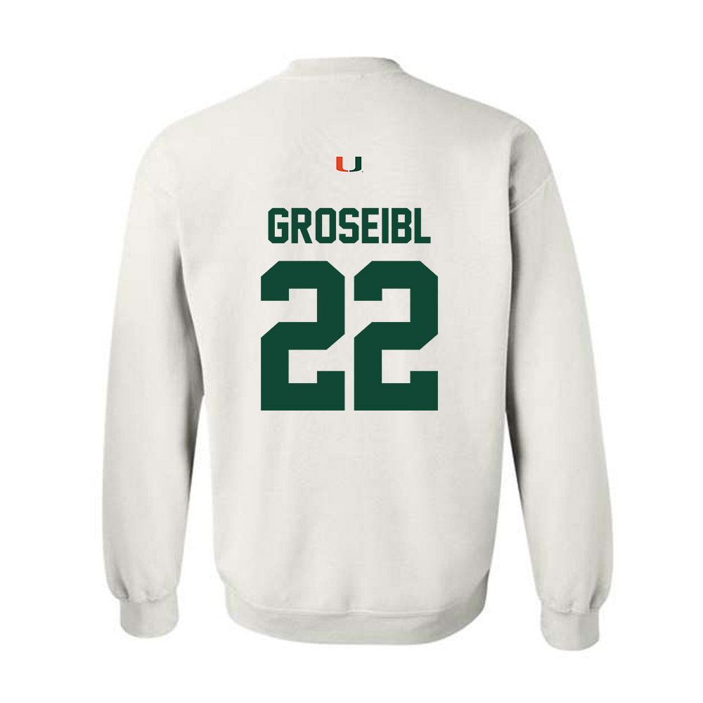 Miami - NCAA Women's Soccer : Sara Groseibl - Classic Shersey Crewneck Sweatshirt-1