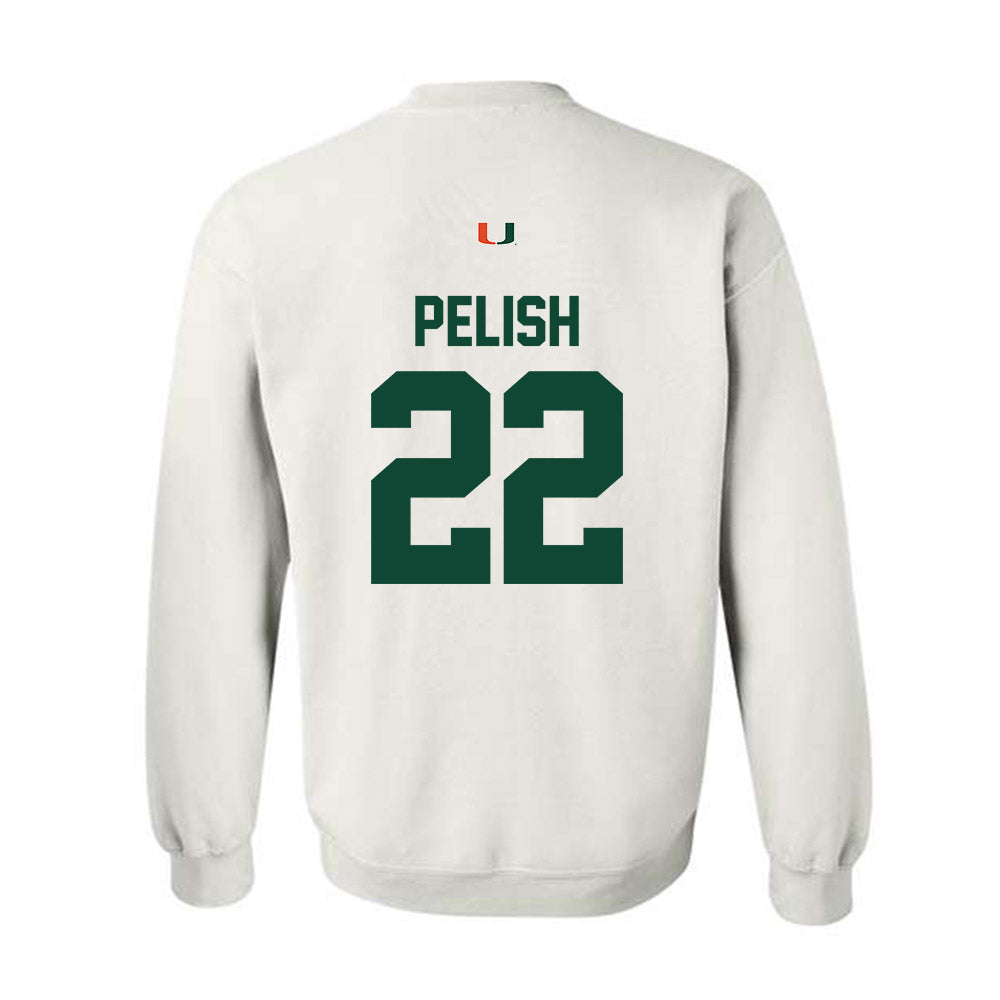 Miami - NCAA Women's Basketball : Simone Pelish - Classic Shersey Crewneck Sweatshirt