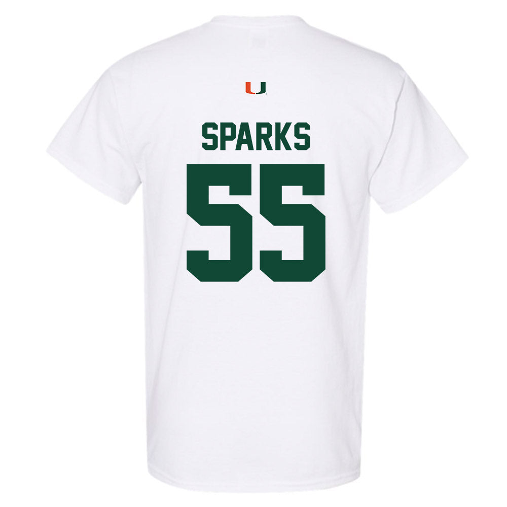 Miami - NCAA Football : JJ Sparks - Classic Shersey T-Shirt-1