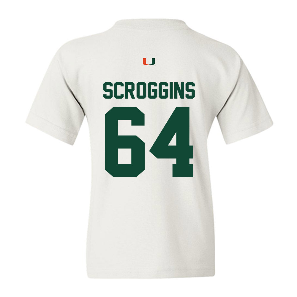 Miami - NCAA Football : Ralph Scroggins - Classic Shersey Youth T-Shirt-1