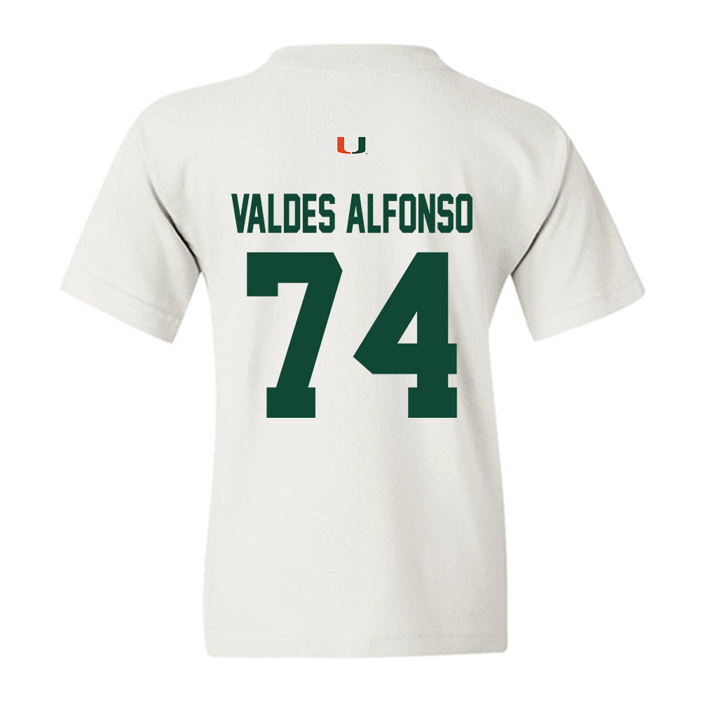 Miami - NCAA Football : Yerovi Valdes Alfonso - Classic Shersey Youth T-Shirt-1