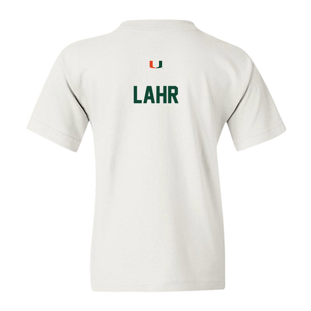 Miami - NCAA Women's Swimming & Diving : Carly Lahr - Classic Shersey Youth T-Shirt-1
