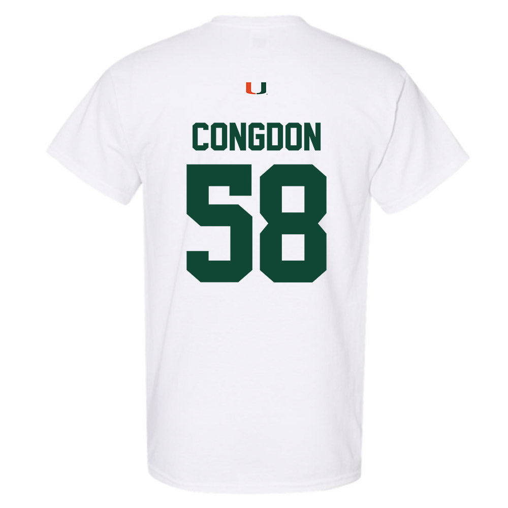Miami - NCAA Football : Ben Congdon - Classic Shersey T-Shirt-1