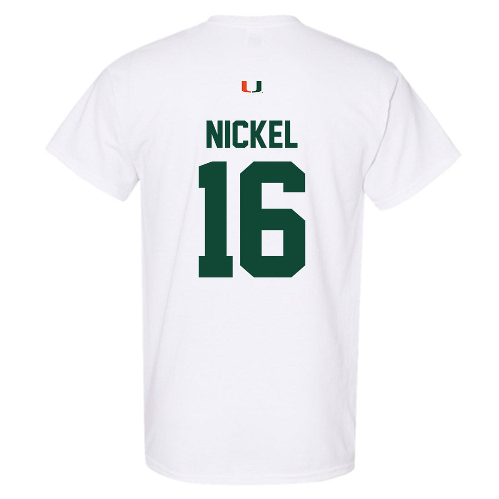 Miami - NCAA Football : Luke Nickel - Classic Shersey T-Shirt-1