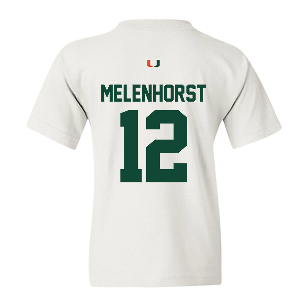 Miami - NCAA Women's Soccer : Teegan Melenhorst - Classic Shersey Youth T-Shirt-1