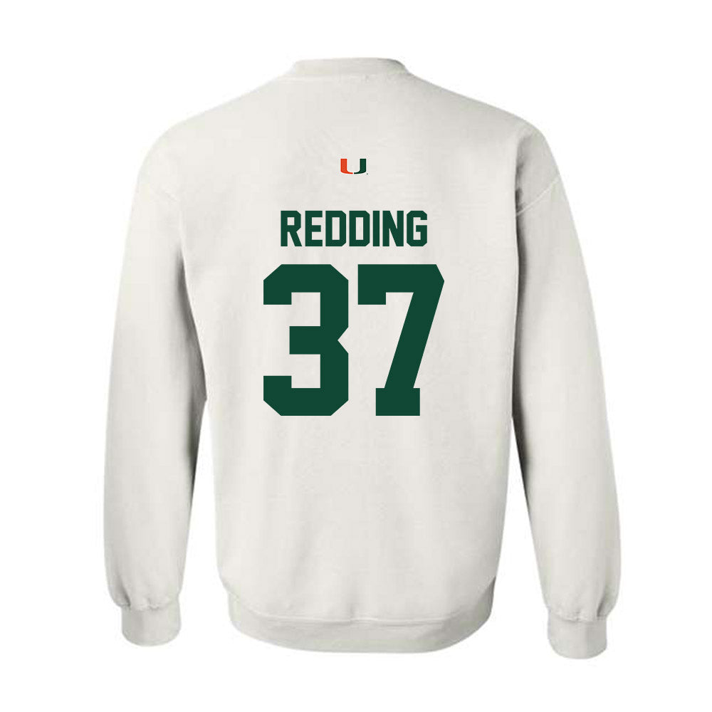 Miami - NCAA Football : Cortez Redding - Classic Shersey Crewneck Sweatshirt-1