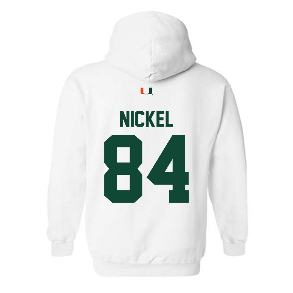 Miami - NCAA Football : Jack Nickel - Classic Shersey Hooded Sweatshirt-1