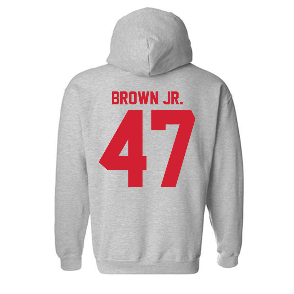 Louisiana - NCAA Football : Maurice Brown Jr. - Classic Shersey Hooded Sweatshirt-1