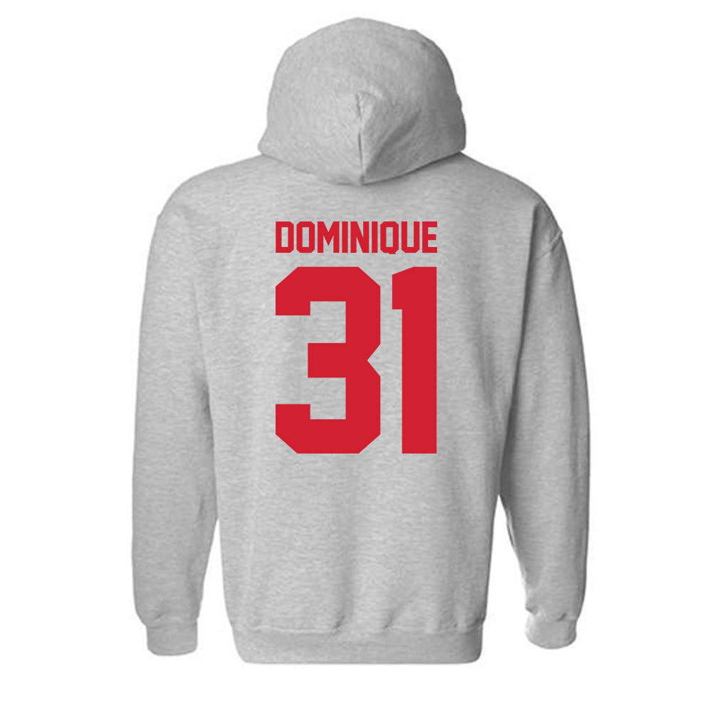 Louisiana - NCAA Football : Ty Dominique - Classic Shersey Hooded Sweatshirt-1