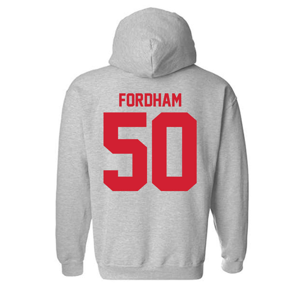 Louisiana - NCAA Football : Cooper Fordham - Classic Shersey Hooded Sweatshirt-1