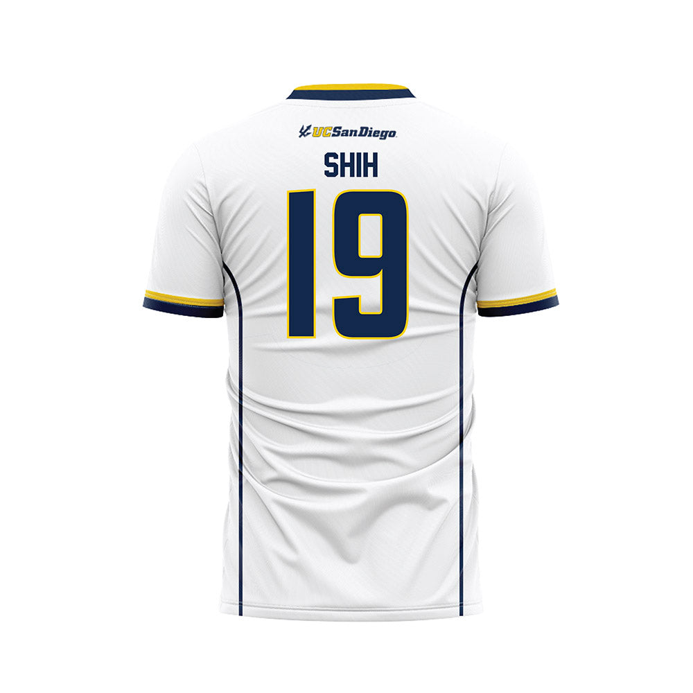 UCSD - NCAA Women's Soccer : Olivia Shih - White Soccer Jersey-1