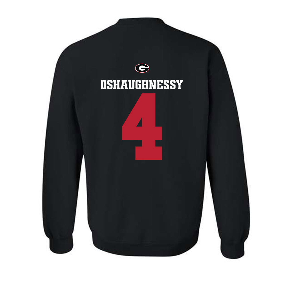 Georgia - NCAA Baseball : Michael Oshaughnessy - Fashion Shersey Crewneck Sweatshirt-1