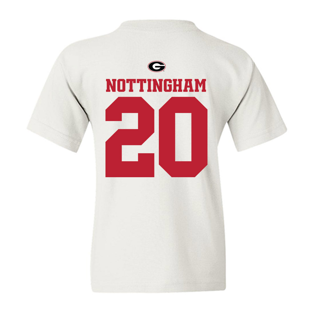 Georgia - NCAA Baseball : Joe Nottingham - Fashion Shersey Youth T-Shirt-1