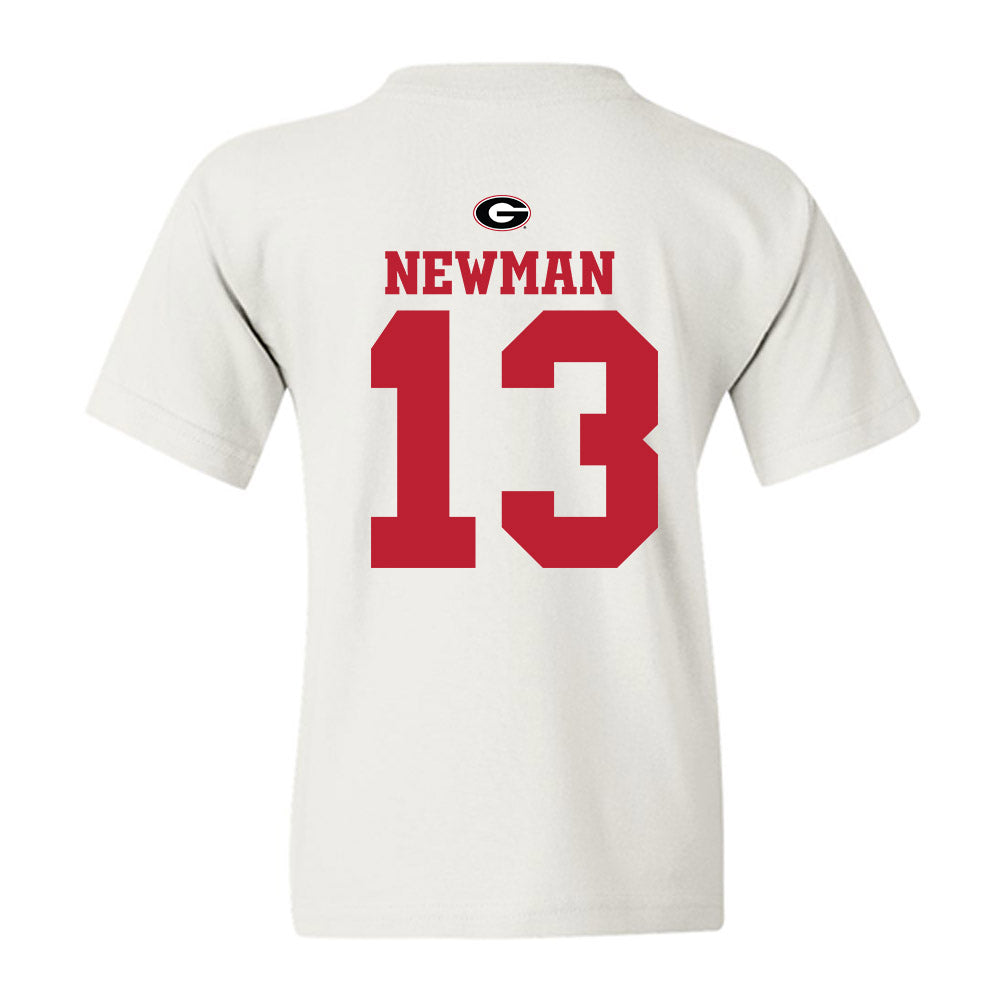 Georgia - NCAA Baseball : Scott Newman - Fashion Shersey Youth T-Shirt-1